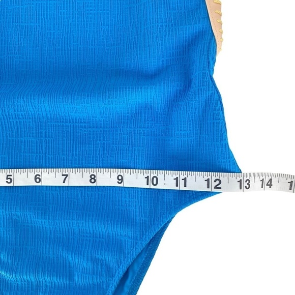 ELLEJAY Natalia Women's Blue One Piece Swimsuit Size Small - Picture 11 of 14